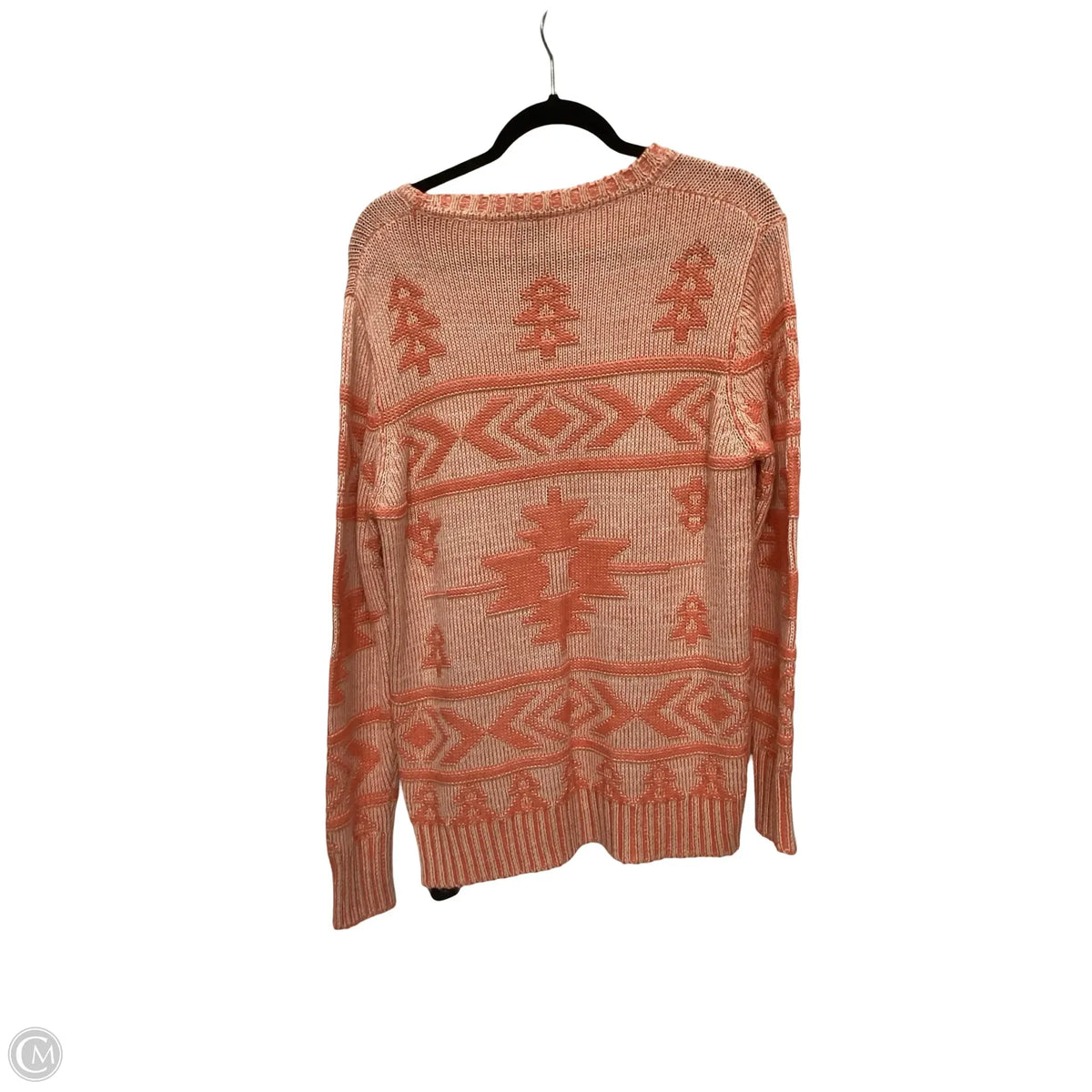 Sweater By Clothes Mentor In Orange, Size: M