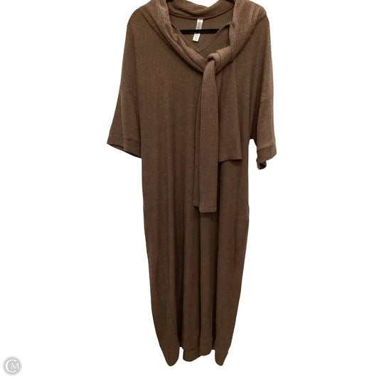 Dress Casual Maxi By Dear Scarlett In Brown, Size: Xl
