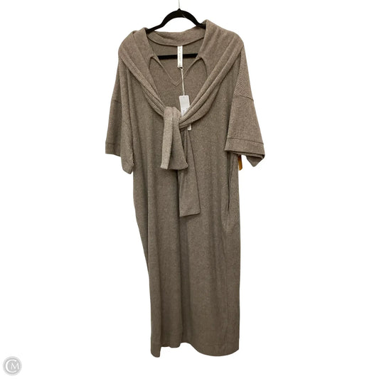Dress Casual Maxi By Dear Scarlett In Tan, Size: 2x