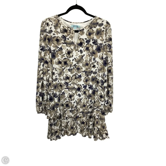 Dress Casual Short By She + Sky In Floral Print, Size: S