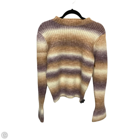 Sweater By Greylin In Orange & Purple, Size: S