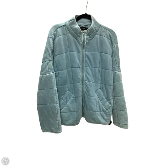 Jacket Moto By Forever 21 In Blue, Size: M