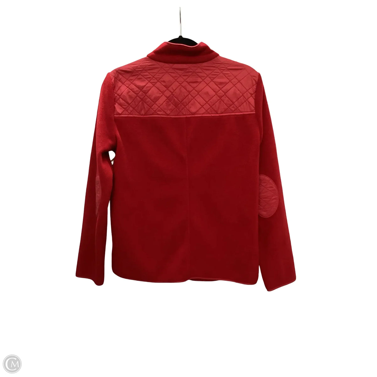 Jacket Fleece By Talbots In Red, Size: M