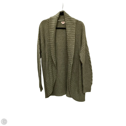 Cardigan By Mossimo In Green, Size: Xxl