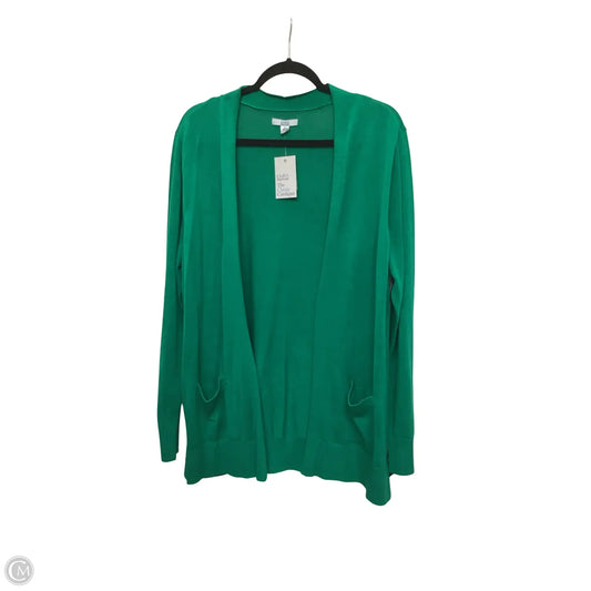 Cardigan By Croft And Barrow In Green, Size: Xl