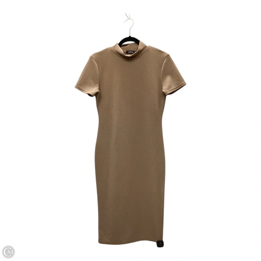 Dress Casual Maxi By Boohoo Boutique In Brown, Size: 10