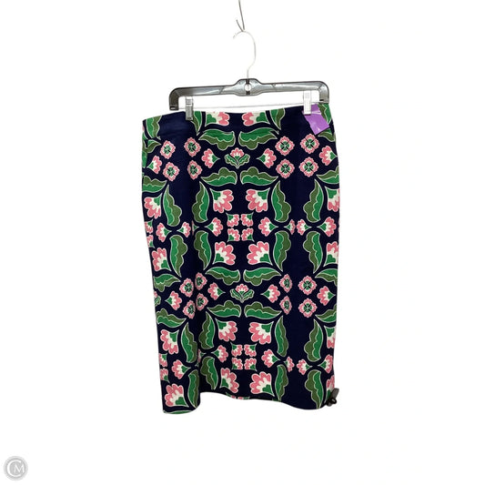 Skirt Midi By Boden In Blue, Size: 12l