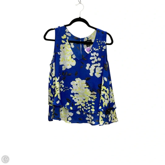 Top Sleeveless By Liz Claiborne In Blue, Size: L