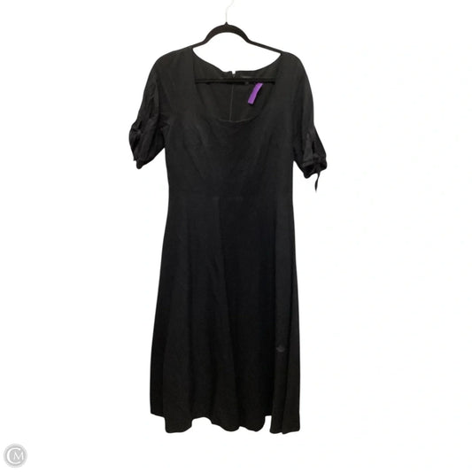 Dress Casual Maxi By Ann Taylor In Black, Size: 8
