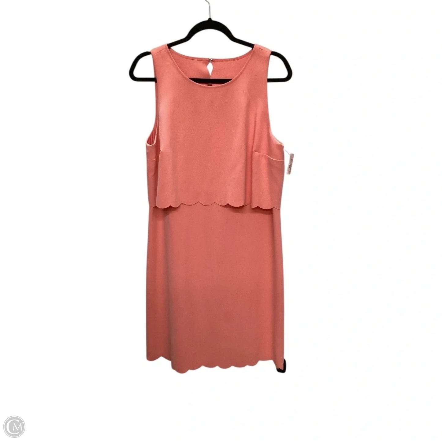 Dress Casual Midi By Loft In Peach, Size: 12
