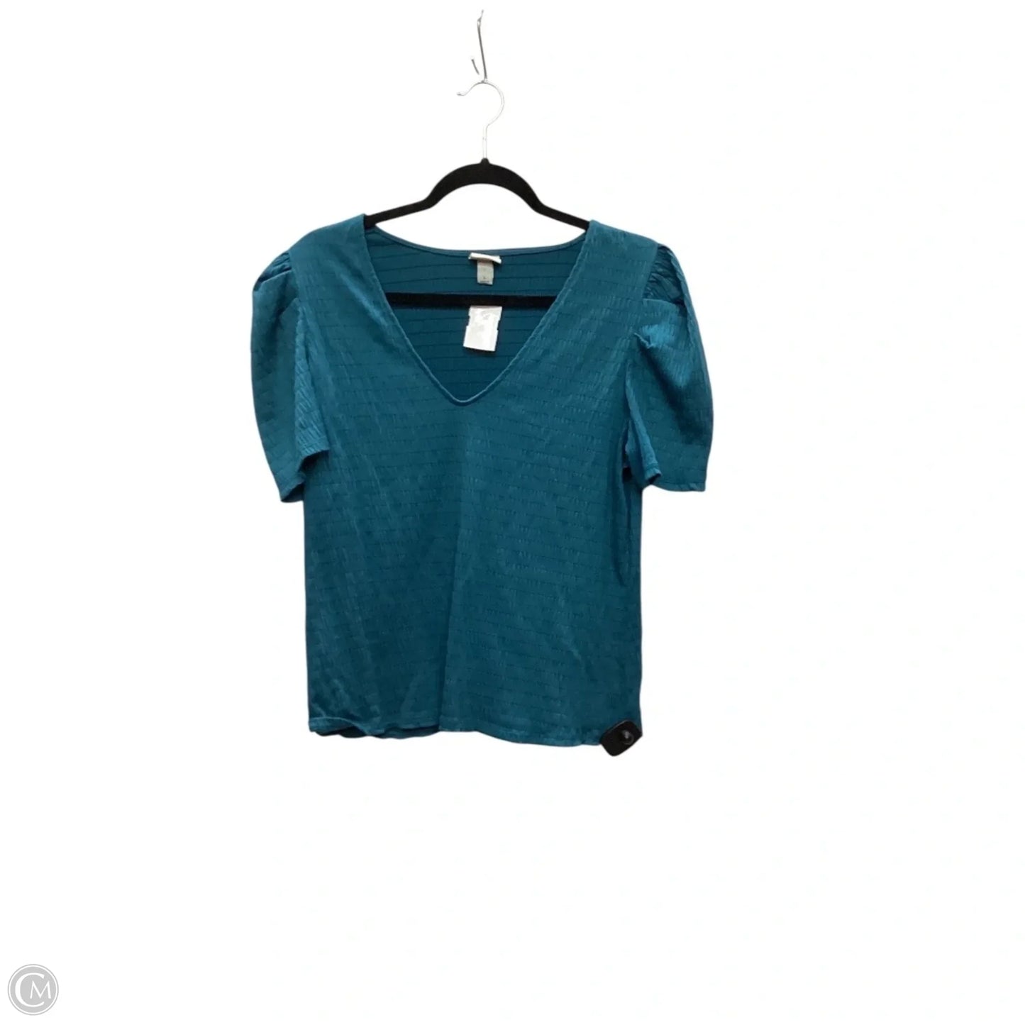 Top Short Sleeve By A New Day In Blue, Size: L