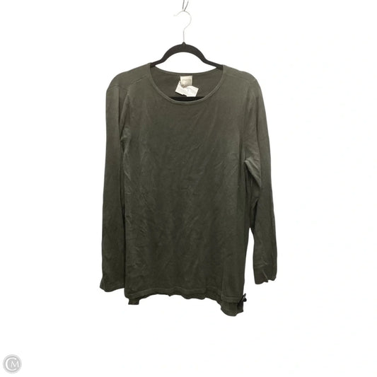 Top Long Sleeve By Chicos In Green, Size: L