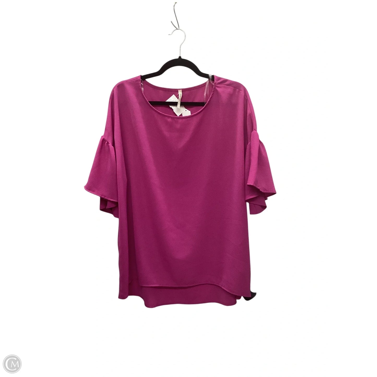 Top Short Sleeve By Clothes Mentor In Purple, Size: M