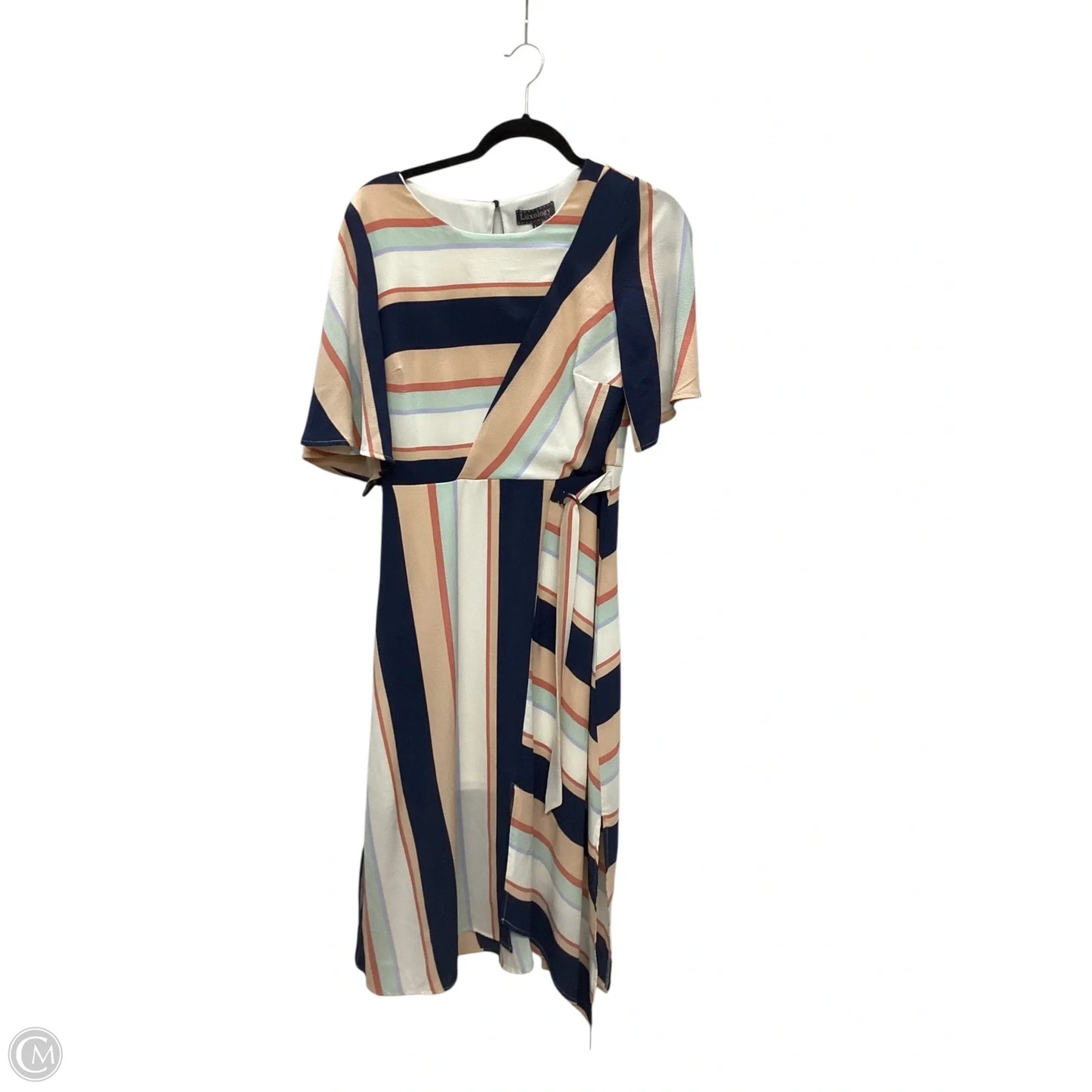 Dress Casual Maxi By Luxology In Striped Pattern, Size: S