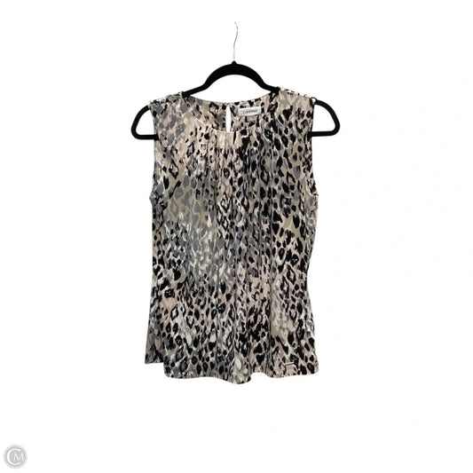 Top Sleeveless By Calvin Klein In Multi-colored, Size: M