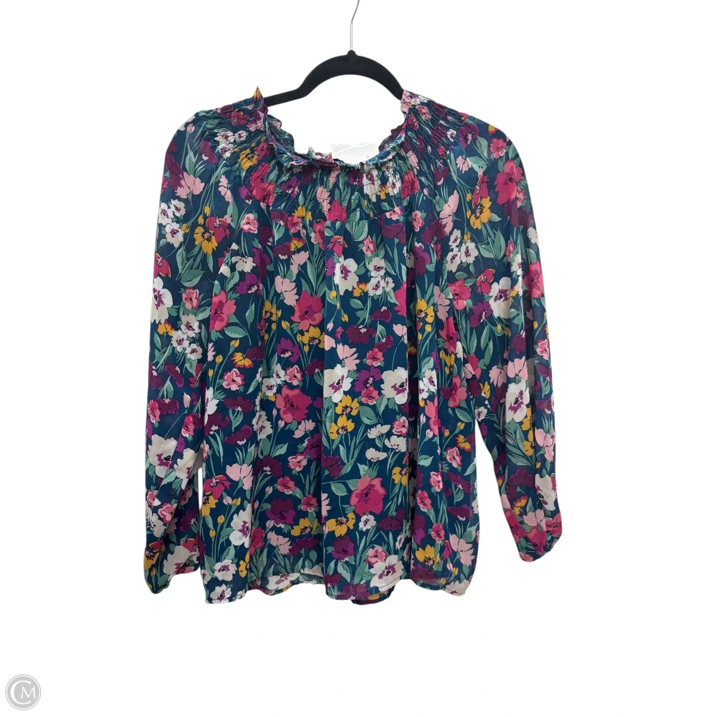 Top Long Sleeve By Loft In Multi-colored, Size: Mp