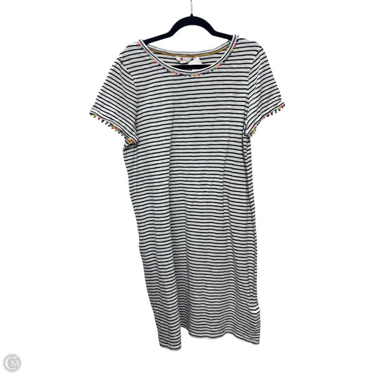 Dress Casual Midi By Boden In Striped Pattern, Size: 10