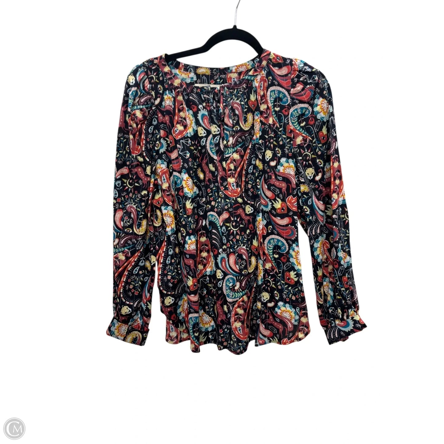 Top Long Sleeve By Lodis In Multi-colored, Size: M