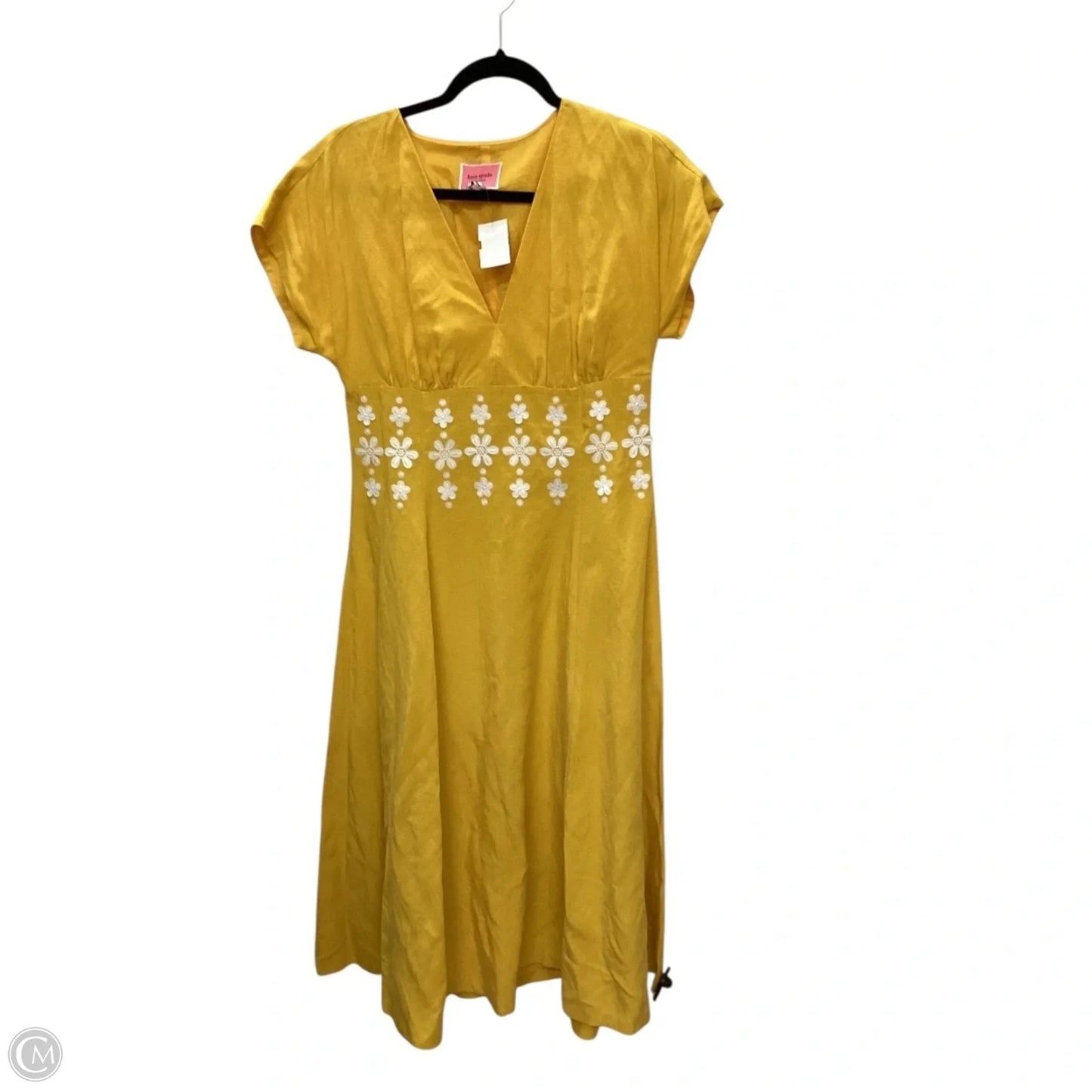 Dress Designer By Kate Spade In Yellow, Size: 4