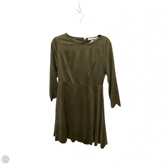 Dress Casual Midi By Andree By Unit In Green, Size: M