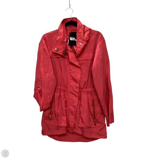 Jacket Windbreaker By Clothes Mentor In Pink, Size: Xs