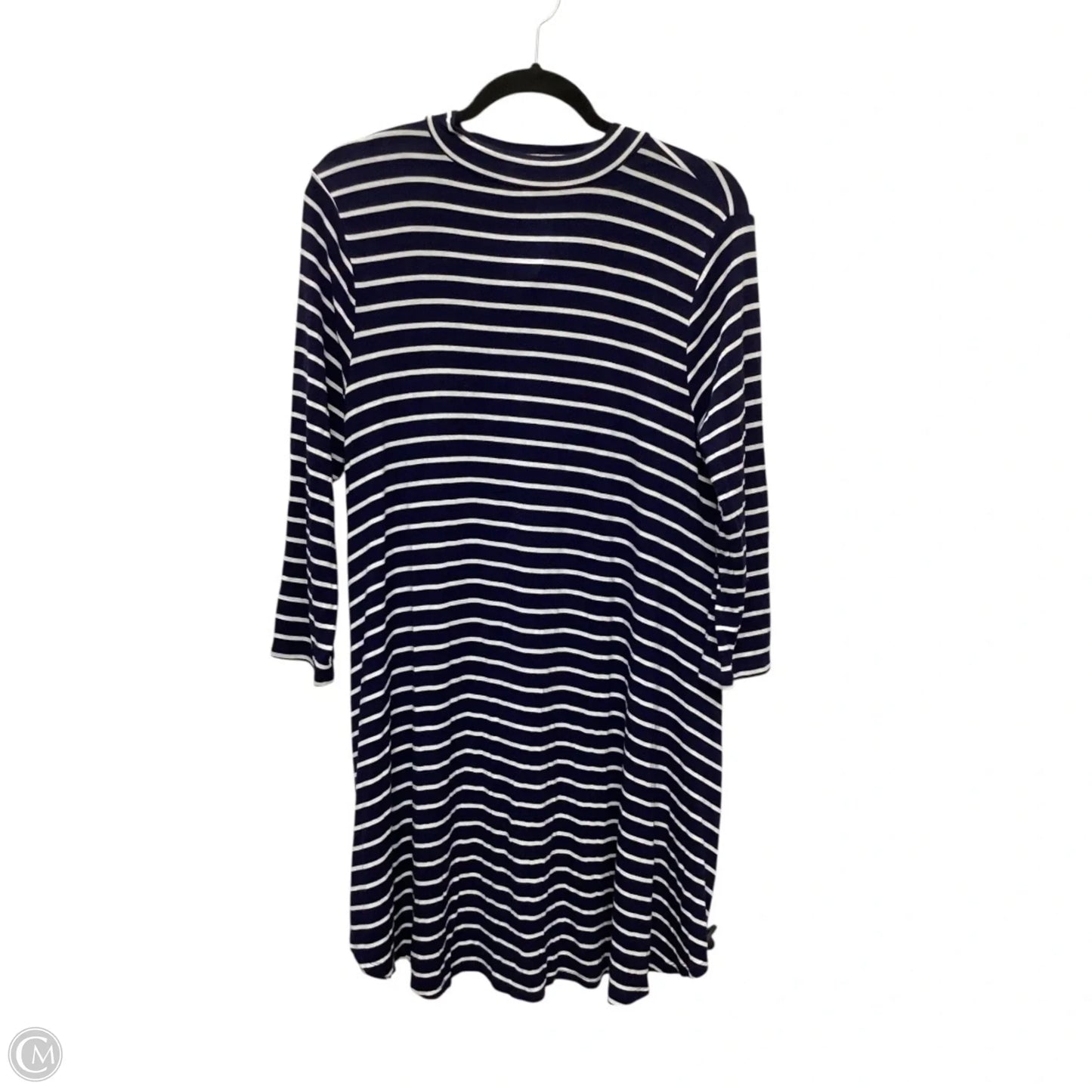 Dress Casual Midi By Zenana Outfitters In Blue, Size: L