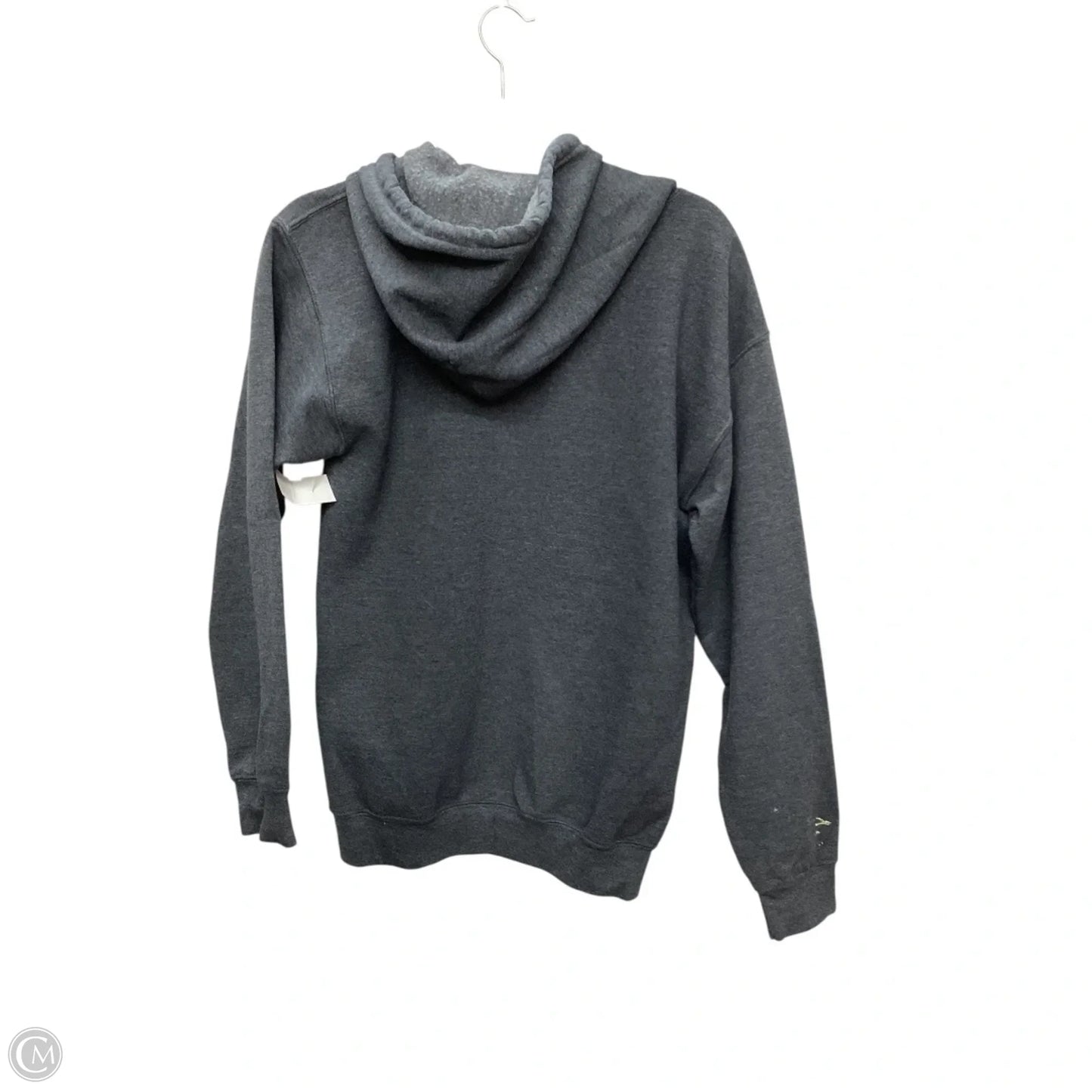 Jacket Moto By Gildan In Grey, Size: S