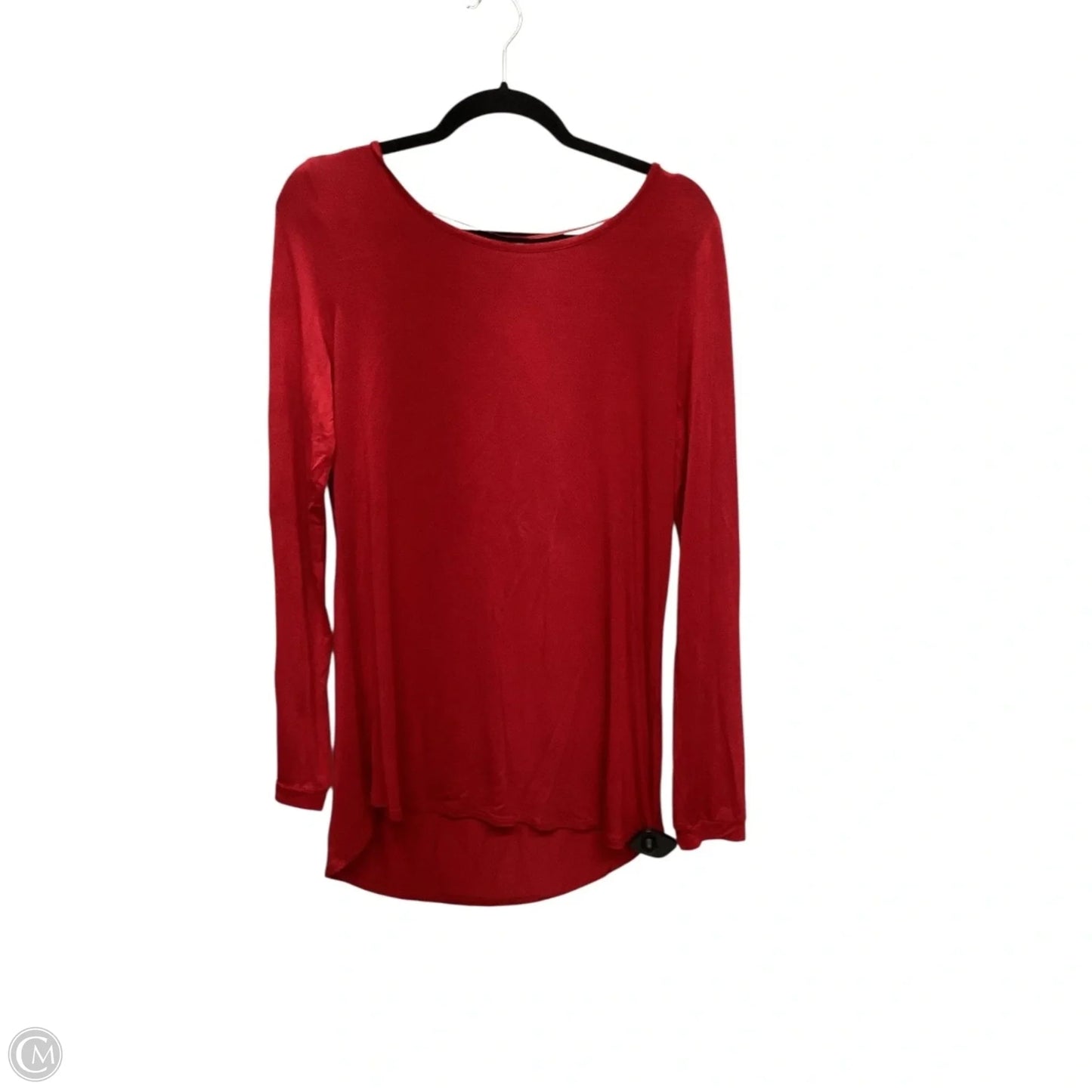 Top Long Sleeve By Cable And Gauge In Red, Size: L