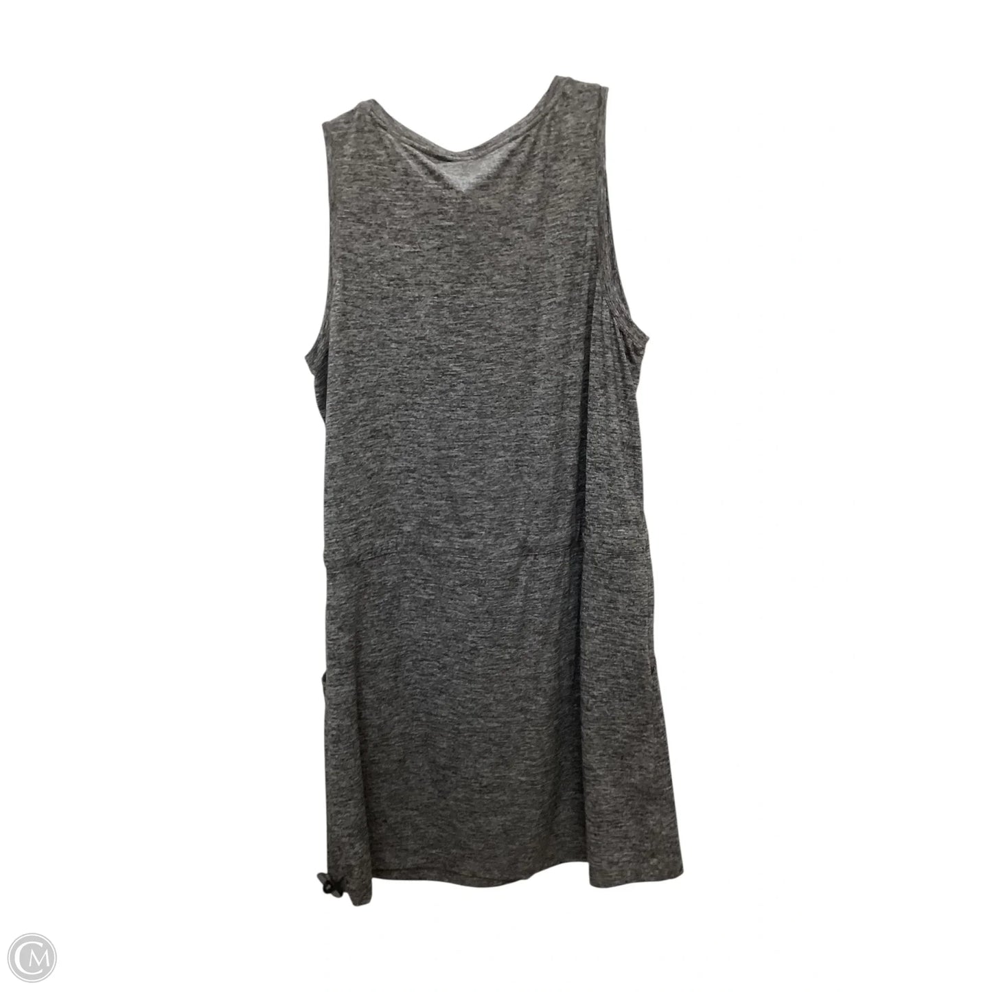 Dress Casual Midi By Members Mark In Grey, Size: Xxl