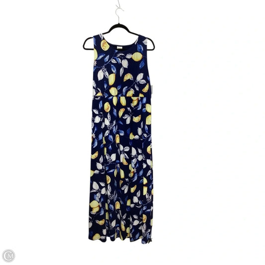Dress Casual Maxi By Soma In Blue, Size: L