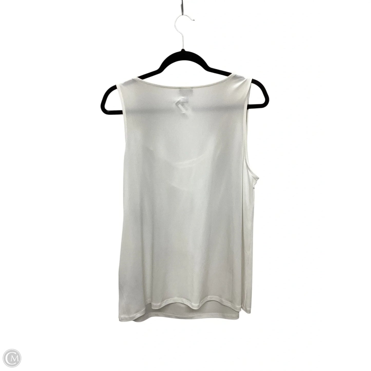 Top Sleeveless By Inc In White, Size: L