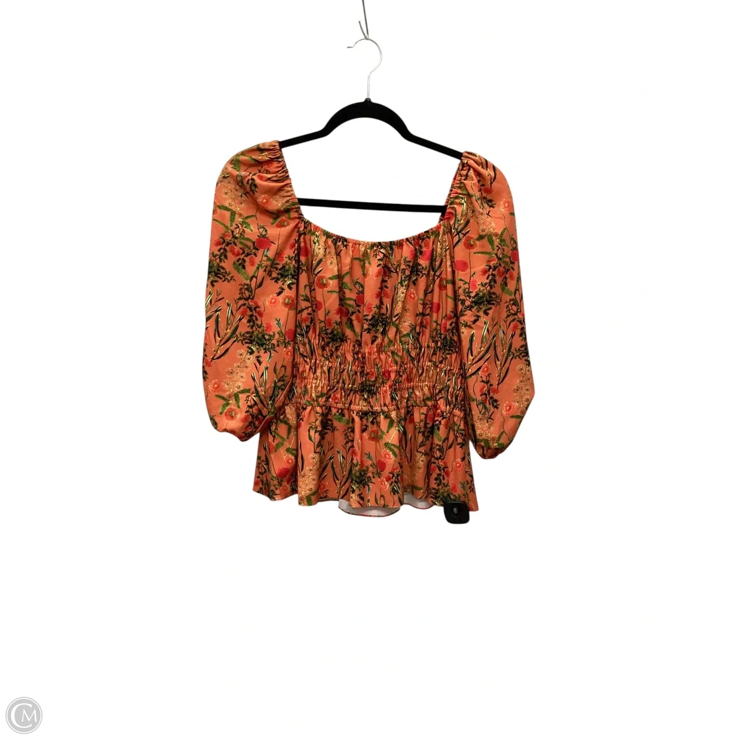 Top Short Sleeve By Gianni Bini In Orange, Size: M