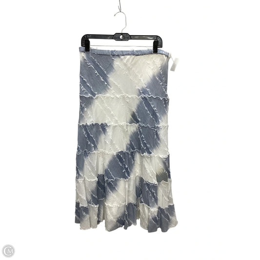Skirt Midi By Chicos In Blue, Size: M