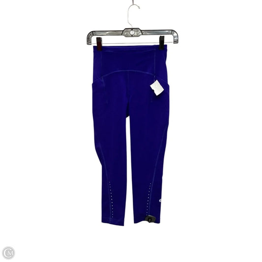 Athletic Leggings By Lululemon In Blue, Size: 2