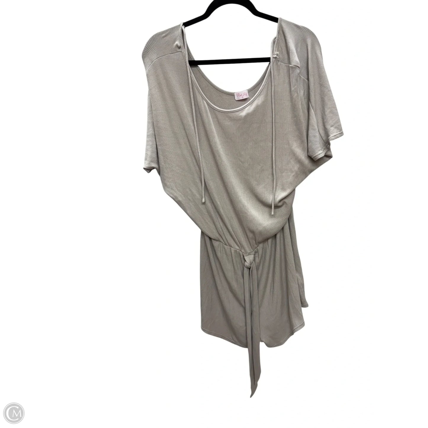Dress Casual Maxi By Pink Lily In Taupe, Size: M
