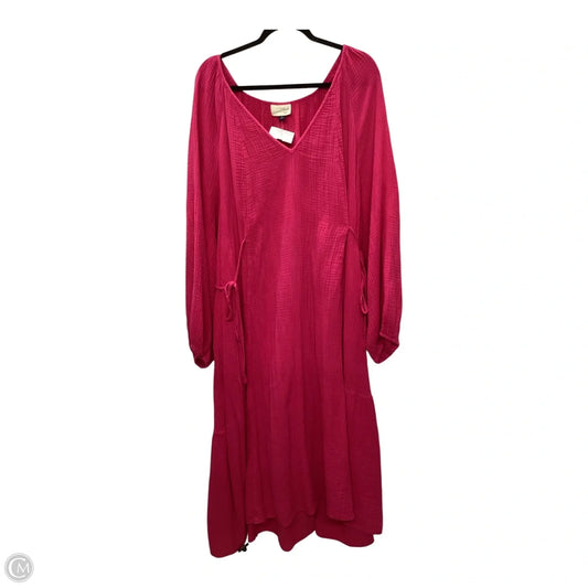 Dress Casual Maxi By Universal Thread In Pink, Size: 4x