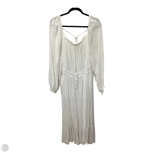 Dress Casual Maxi By Ava & Viv In White, Size: 3x