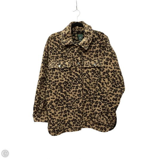 Jacket Other By Wild Fable In Leopard Print, Size: Xl