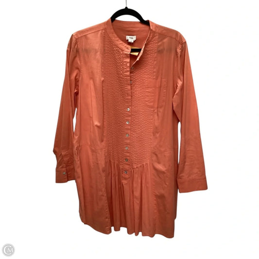 Top Long Sleeve Basic By Chicos In Orange, Size: M