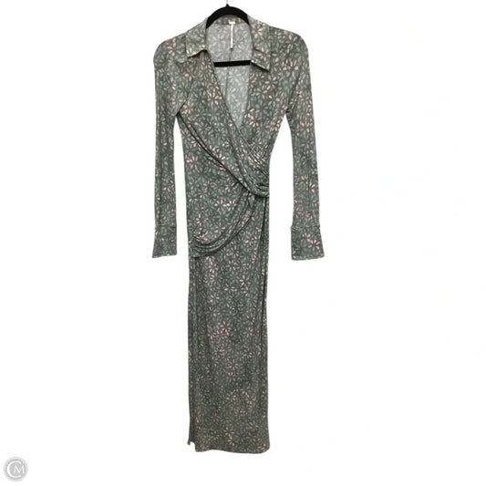Dress Casual Maxi By Free People In Green, Size: Xs