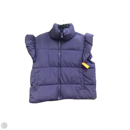 Vest Puffer & Quilted By Simply Southern In Navy, Size: Xl