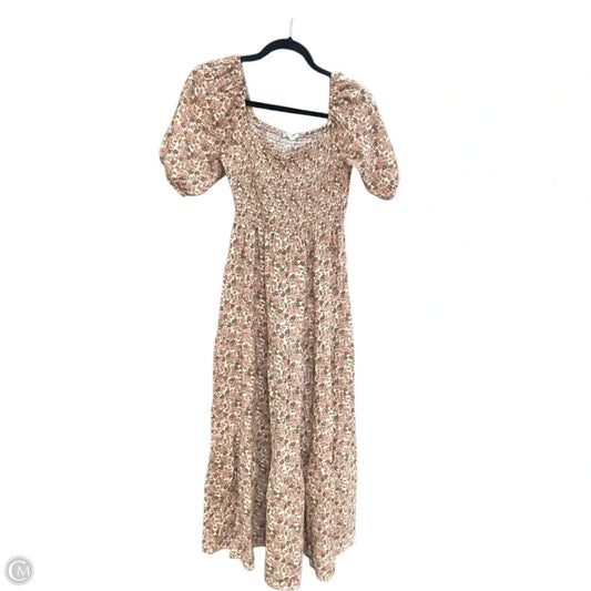 Dress Casual Maxi By Lush In Floral Print, Size: S