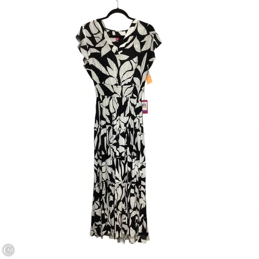 Dress Casual Maxi By Vince Camuto In Black & White, Size: S