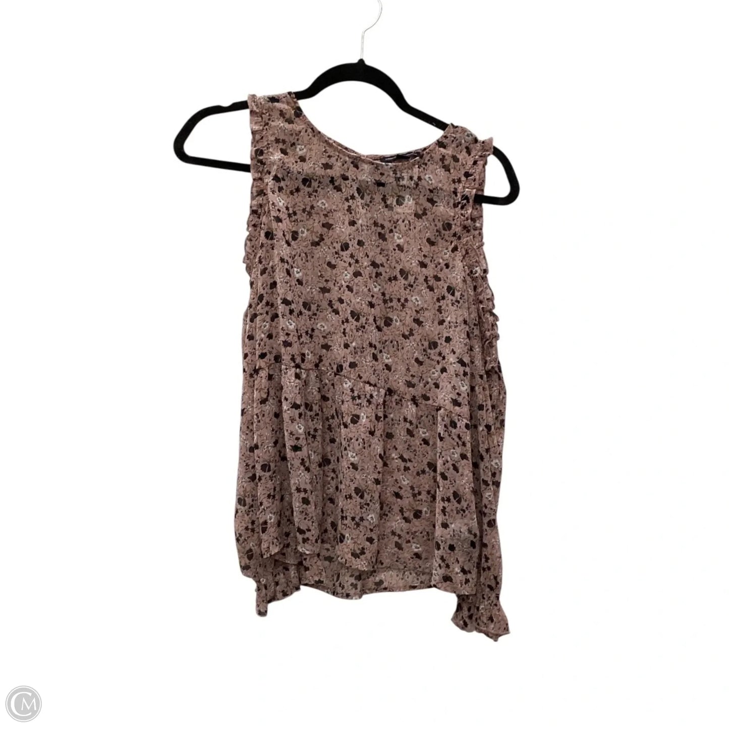 Top Long Sleeve By American Eagle In Pink, Size: M