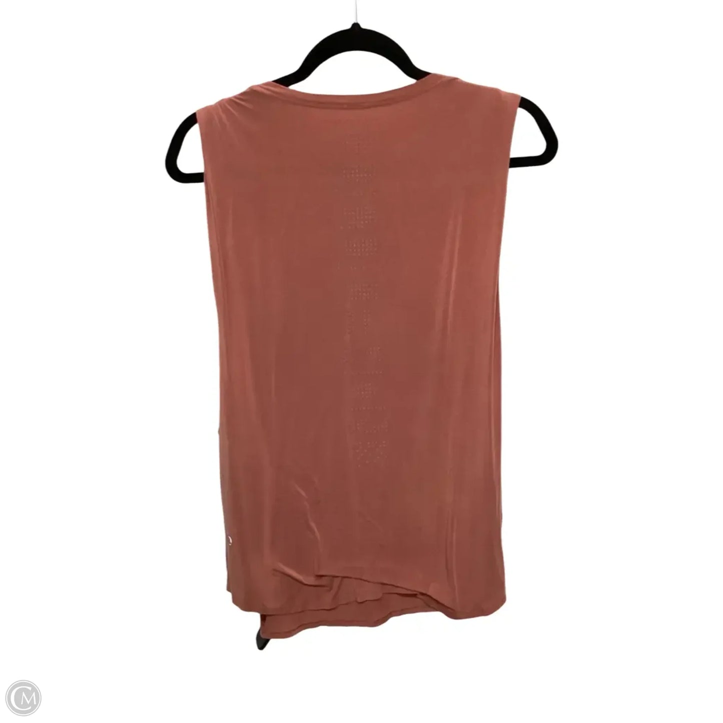 Athletic Top Short Sleeve By Lululemon In Pink, Size: 10