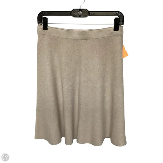 Skirt Midi By Sioni In Beige, Size: M