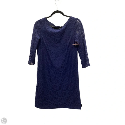 Dress Casual Midi By Nine West In Blue, Size: 8