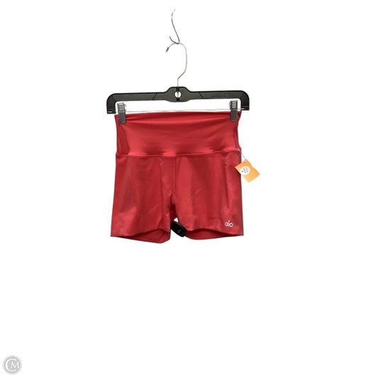 Athletic Shorts By Alo In Maroon, Size: 0