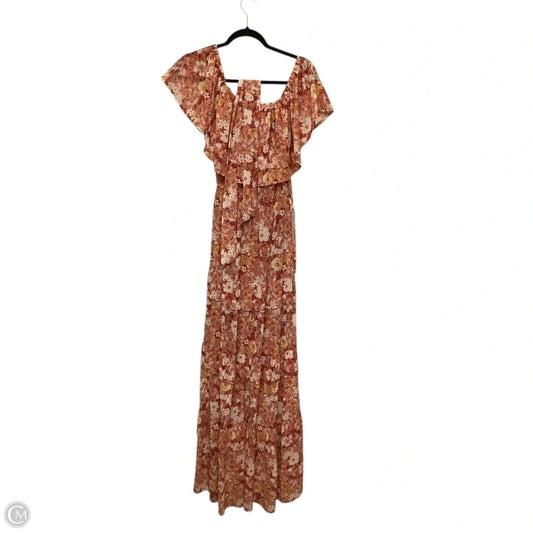 Dress Party Long By Flying Tomato In Orange, Size: M
