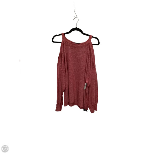 Top Long Sleeve By We The Free In Red, Size: M